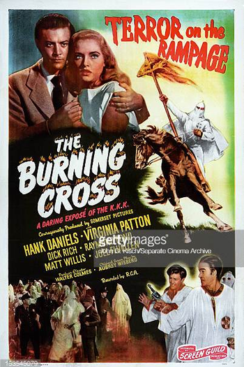 Poster de Filme The Burning Cross (1947)