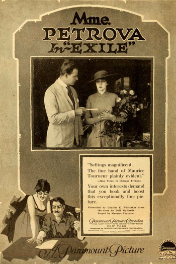 Poster de Filme Exile (1917)