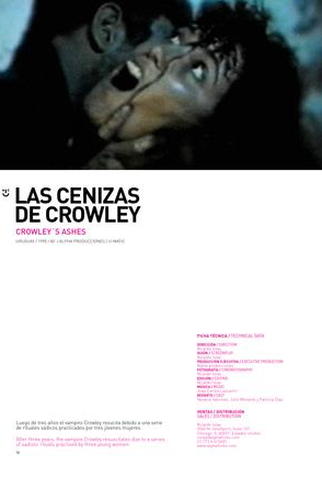 Poster 2 de Filme Las cenizas de Crowley (1990)