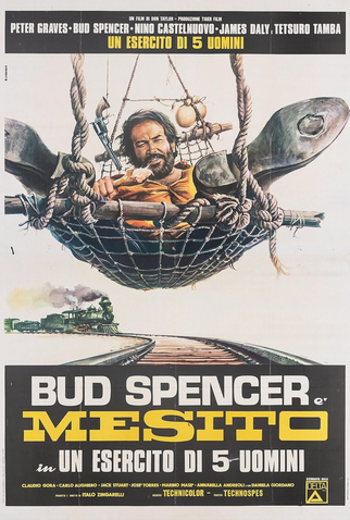 Poster 4 de Filme Exército de 5 Homens (1969)