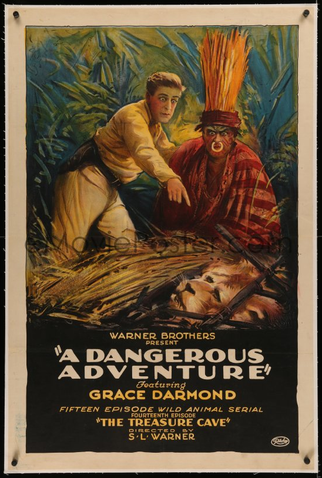 Poster 1 de Filme A Dangerous Adventure (1922)