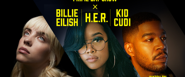Amazon anuncia Prime Day Show, com Billie Eilish, H.E.R e Kid Cudi
