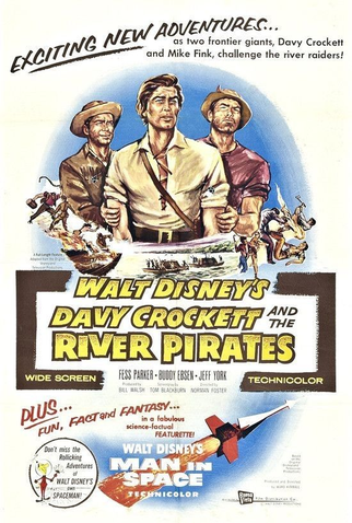 Poster 2 de Filme Davy Crockett e os Piratas do Rio (1956)