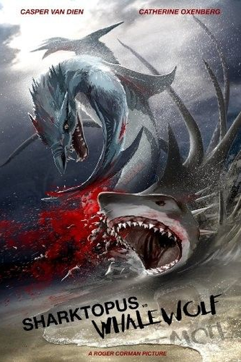 Poster de Filme Sharktopus vs. Whalewolf (2015)