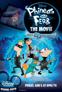 Phineas e Ferb: O Filme - Através da 2ª Dimensão - Poster / Capa / Cartaz - Oficial 1