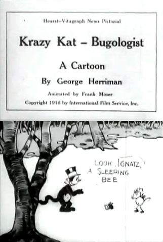 Poster 1 de Curta Krazy Kat, Bugologist (1916)