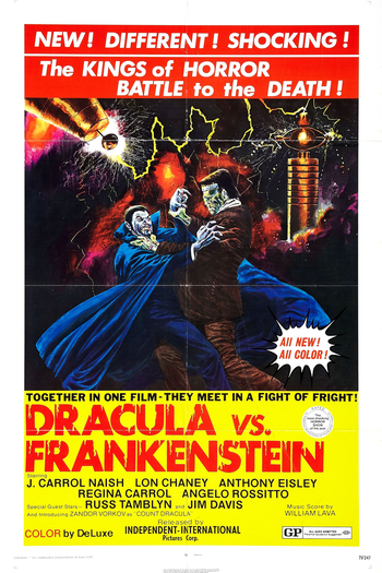  de Filme Drácula  vs. Frankenstein (1971)