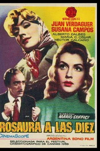 Poster de Filme Rosaura a las diez (1958)