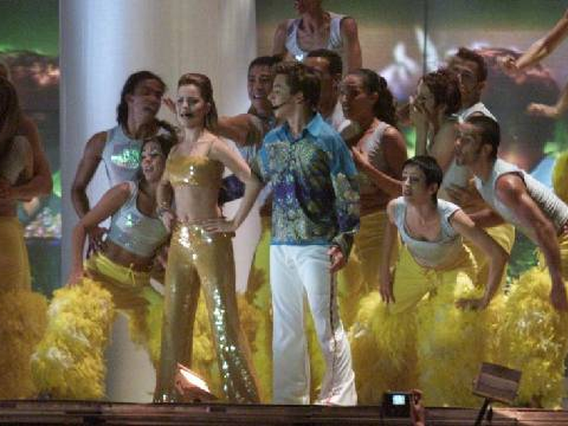 Foto 1 de Sandy e Junior: Rock in Rio 2001