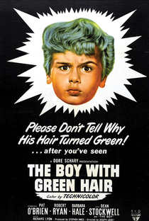 O Menino dos Cabelos Verdes  - Poster / Capa / Cartaz - Oficial 1
