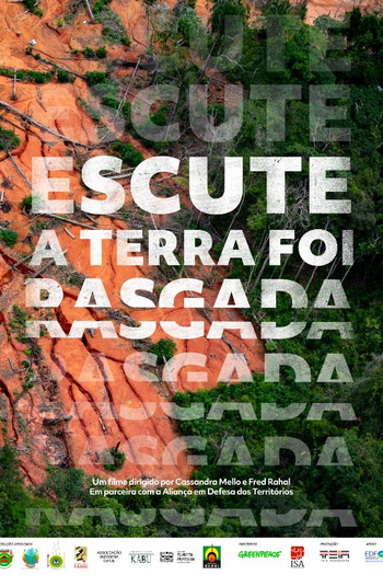 Poster de Filme Escute a terra foi rasgada (2023)