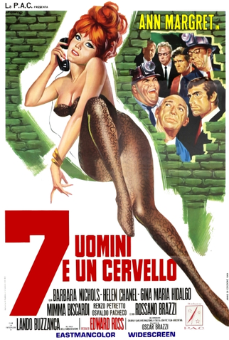 Poster 3 de Filme 7 uomini e un cervello (1968)
