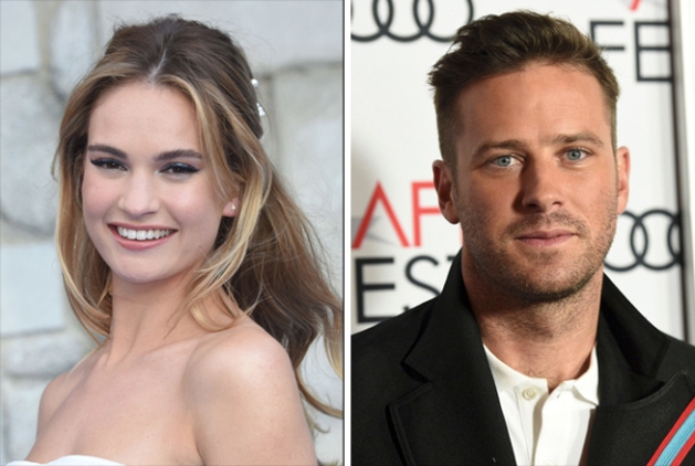 Lily James and Armie Hammer To Star In ‘Rebecca’