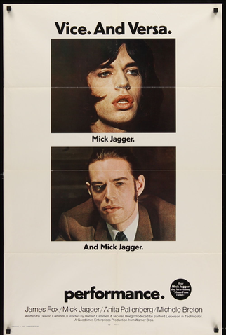 Poster 3 de Filme Performance (1970)