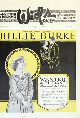 Poster 1 de Filme Wanted: A Husband (1919)