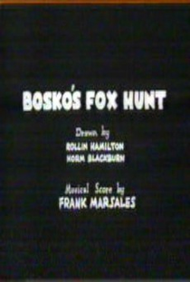 Bosko's Fox Hunt - Poster / Capa / Cartaz - Oficial 1
