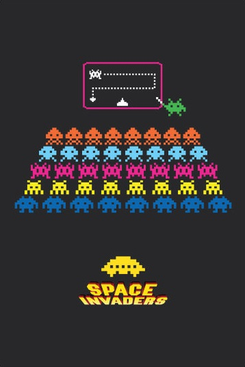 Poster de Filme Space Invaders (2022)