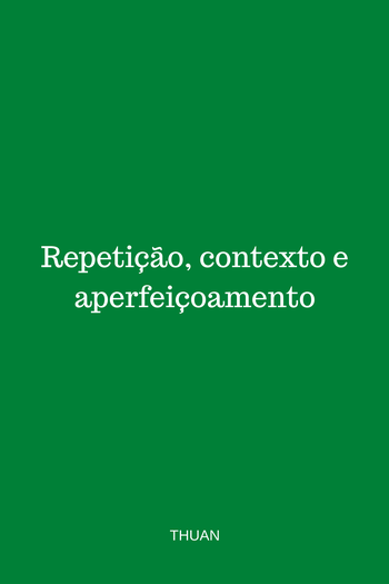 Poster de Filme Repetição, Contexto e Aperfeiçoamento (2022)