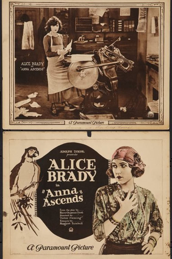 Poster de Filme Anna Ascends (1922)