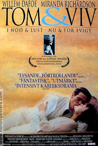 Poster 4 de Filme Tom e Viv (1994)