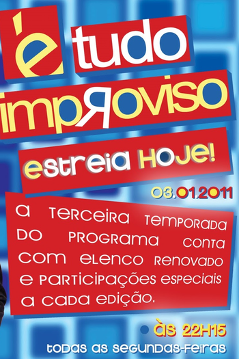 Poster de TV É Tudo Improviso (3ª Temporada) (2012)