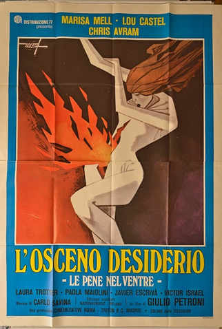 Poster 2 de Filme L'osceno desiderio (1978)
