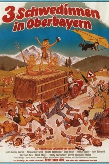 Poster de Filme Três Suecas na Baviera (1977)