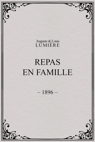 Poster 2 de Curta Repas en famille (1896)