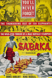 Sabaka, O Demônio de Fogo - Poster / Capa / Cartaz - Oficial 1