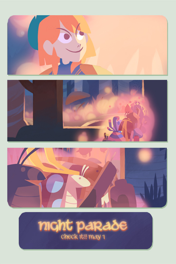 Poster de Curta Night Parade (2011)