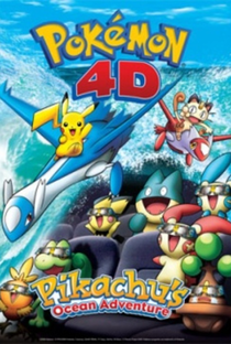 Pokemon 4D: Pikachu's Ocean Adventure - Poster / Capa / Cartaz - Oficial 1