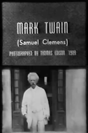 Poster de Curta Mark Twain (Samuel Clemens) (1909)