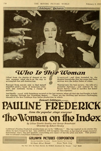 The Woman on the Index - Poster / Capa / Cartaz - Oficial 1