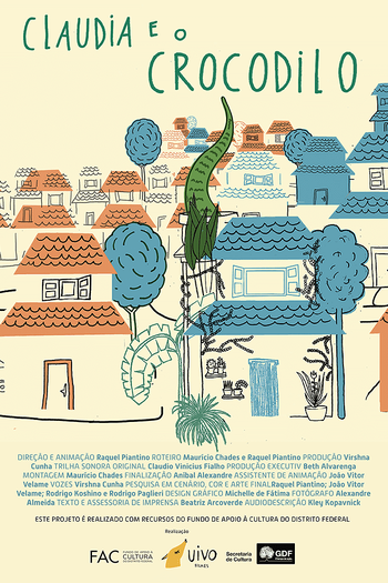 Poster de Curta Claudia e o Crocodilo (2019)