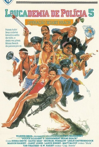 Poster 2 de Filme Loucademia de Polícia 5: Missão Miami Beach  (1988)
