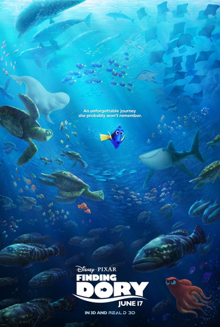 Poster 2 de Filme Procurando Dory (2016)