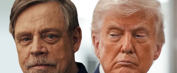 Mark Hamill lacrando do jeito errado