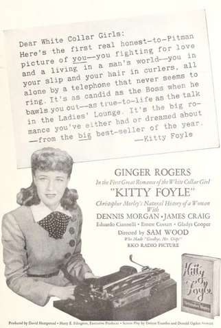 Poster 3 de Filme Kitty Foyle (1940)