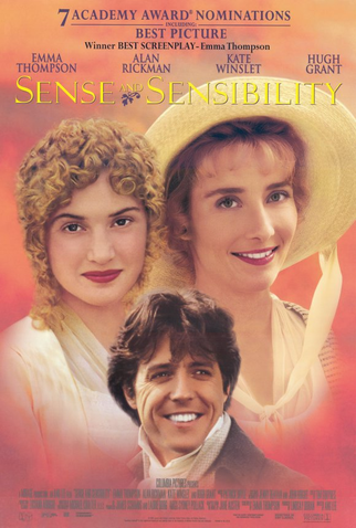 Poster 2 de Filme Razão e Sensibilidade (1995)