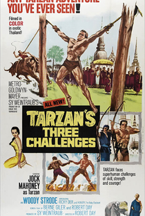 Os Três Desafios De Tarzan - Poster / Capa / Cartaz - Oficial 1