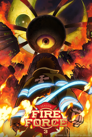 Poster 2 de Série Fire Force (3ª Temporada - Parte I) (2025)