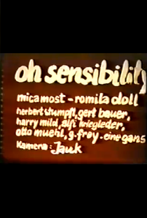 Oh Sensibility - Poster / Capa / Cartaz - Oficial 1