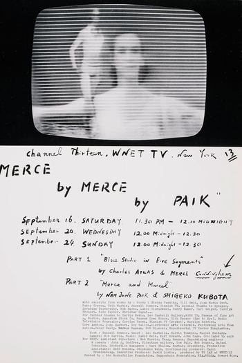 Poster de Curta Merce by Merce by Paik (1978)