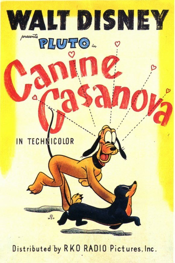 Poster de Curta Canine Casanova (1945)