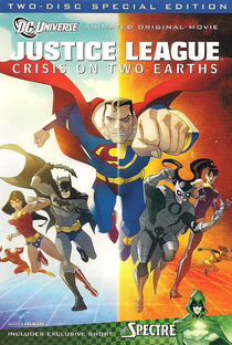 Liga da Justiça: Crise em Duas Terras - Poster / Capa / Cartaz - Oficial 1