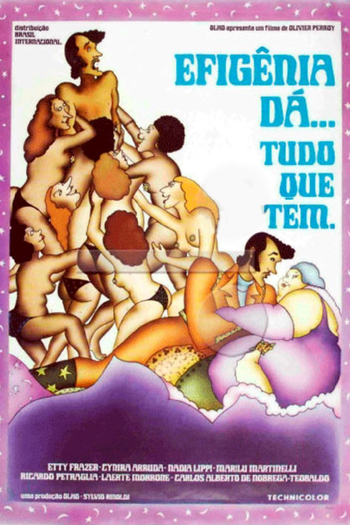 Poster de Filme Efigênia Dá Tudo Que Tem (1975)