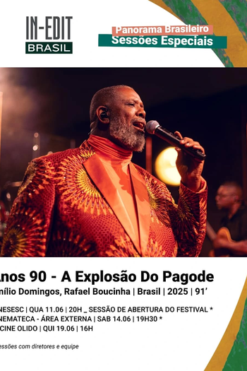 Poster de Filme Anos 90 - A Explosão Do Pagode (2025)