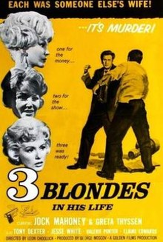 Poster 1 de Filme Three Blondes in His Life (1961)