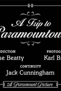 A Trip to Paramountown - Poster / Capa / Cartaz - Oficial 1