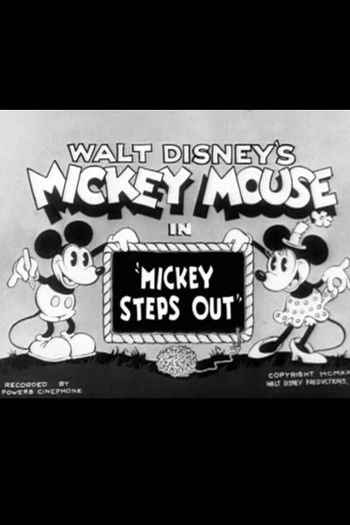 Poster de Curta Mickey Steps Out (1931)